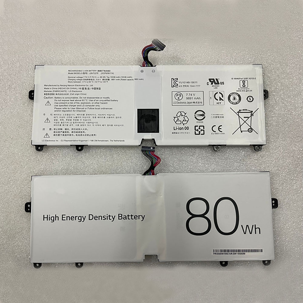 Batterie pour LG Gram LBV7227E