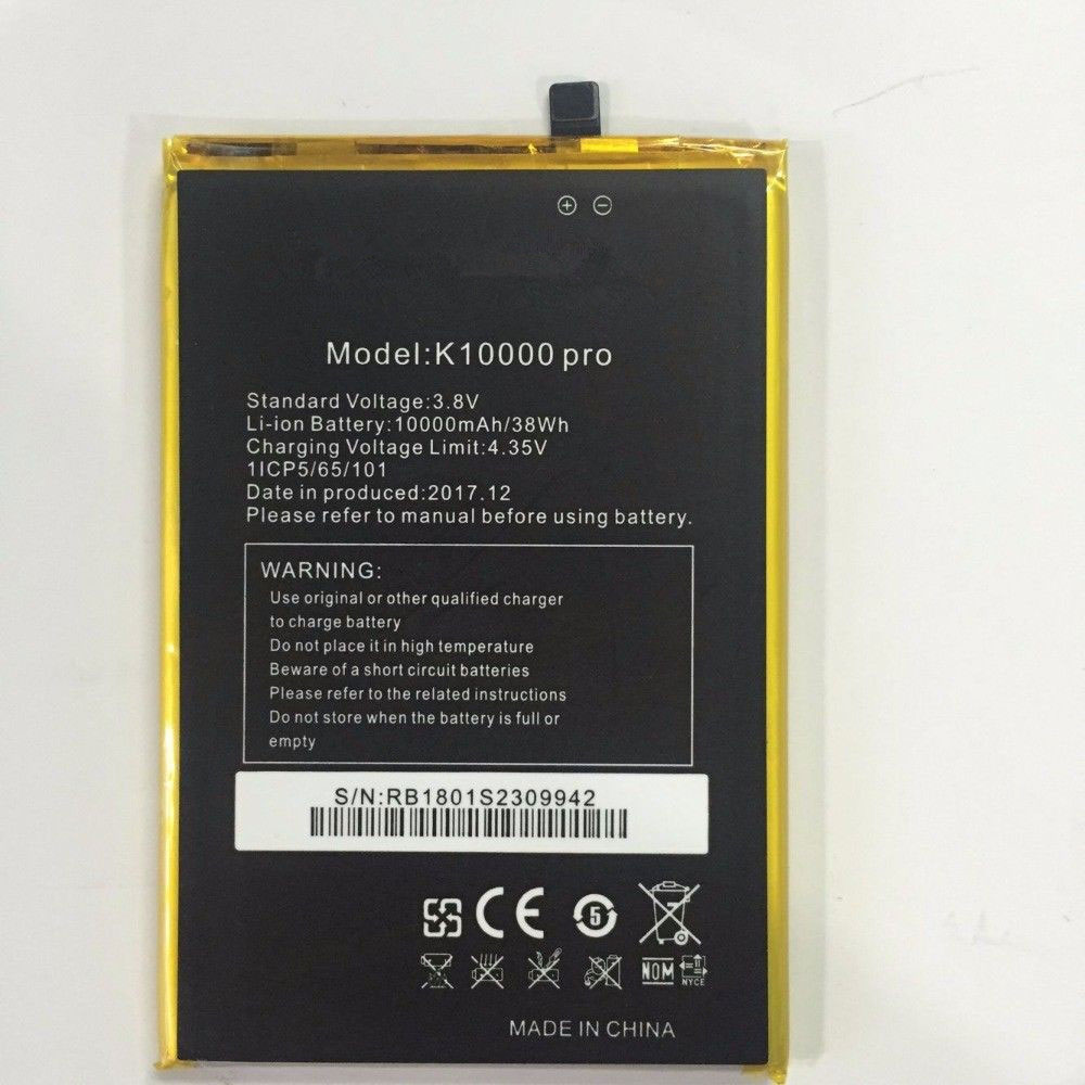 Oukitel K10000 Pro Phone Baterías